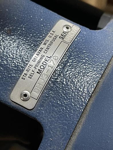 Used Baldor 36G687S040G1. Sta-rite DHJ3-170.