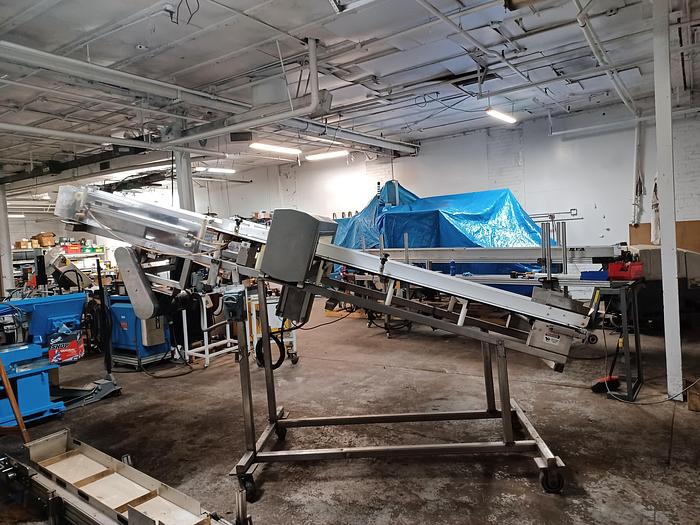 Used Safeline metal detector 12" x 3" opening