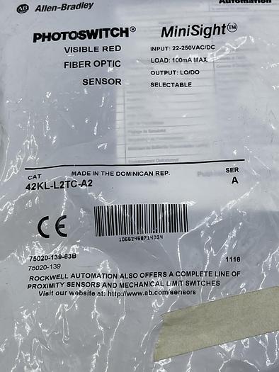 Allen-Bradley 42KL-L2TC-A2 Ser A
