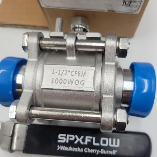 SPX 1-1/2" CF8M 1000 WOG 316 STAINLESS STEEL BALL VALVE PTFE SEAT/SEAL WBV30000007 / 210512B3 *NEW*