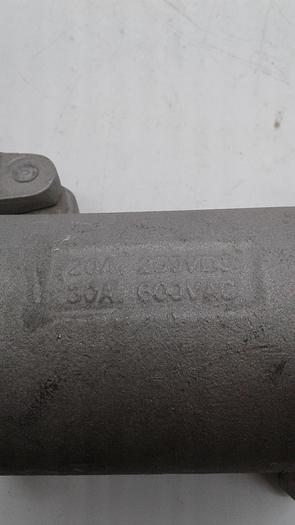 Used Hubbell 20A, 250VDC Locking Plug Connector & Cover