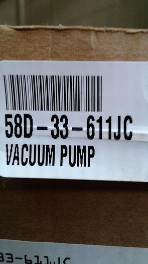 Used Mac Valves Vacuum Pump 580-33-611JC