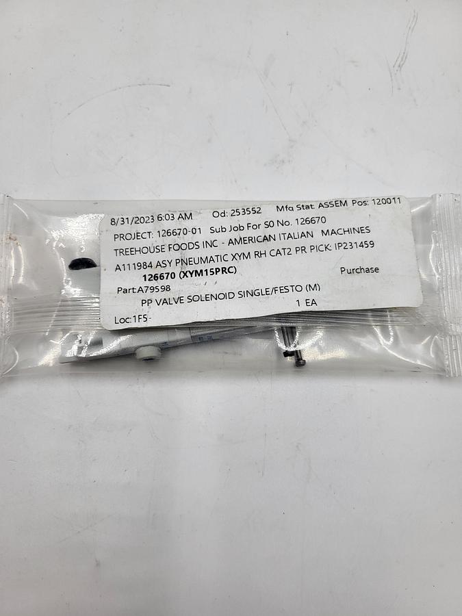 Festo Air solenoid valve VMPA1-M1H-M-PI NEW in sealed mfg bag
