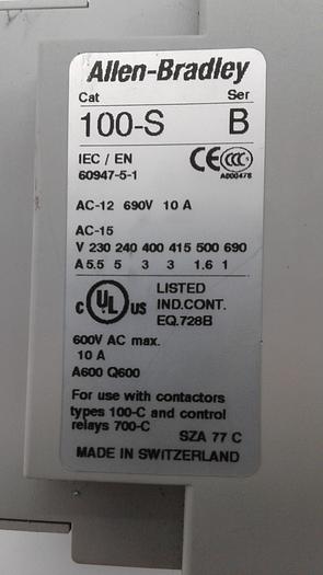 Used Allen-Bradley 100-S