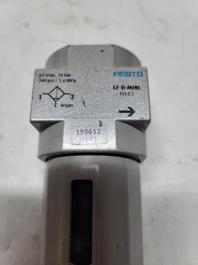 Used Festo LF-D-MINI H143 p1 max: 16 bar 240 psi/ 1,6 MPa