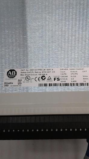 Used Allen-Bradley Kinetix 350 2097-V31PR0-LM