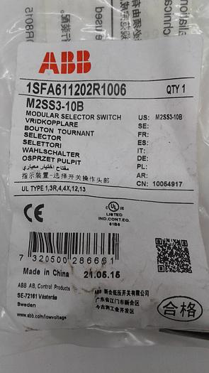 ABB Modular Selector Switch M2SS3-10B