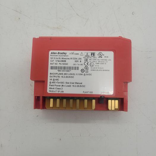 Used Allen-Bradley Safety Source Output 1734-0B8S