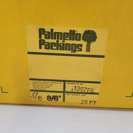 PALMETTO PACKINGS NEW IN BOX 1367FS 3/8" WHITE PACKING