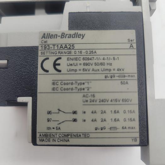 Used Allen-Bradley 193-T1AA25 193-T1APM