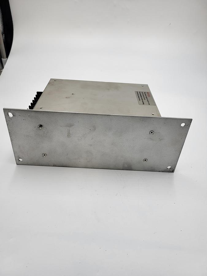 Used Mean Well Switching Power Supply SP-500-24 attached to an aluminum plate