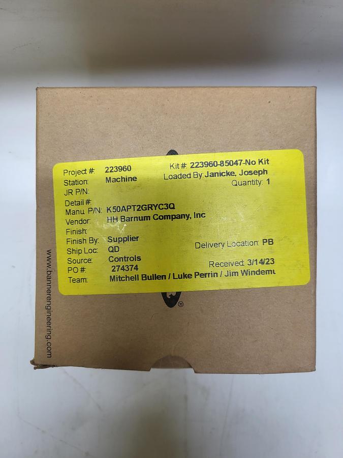 Used Banner K50APT2GRYC3Q 96674