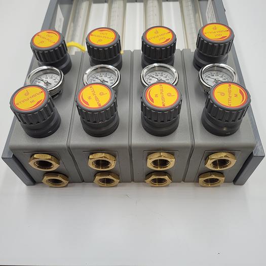 PLASTIC PROCESS EQUIPMENT FSML600M MOLD FLOW REGULATORS5 - 4 FLOW TUBES