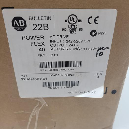 Allen-Bradley Power Flex 40 22B-D024N104 Ser.A