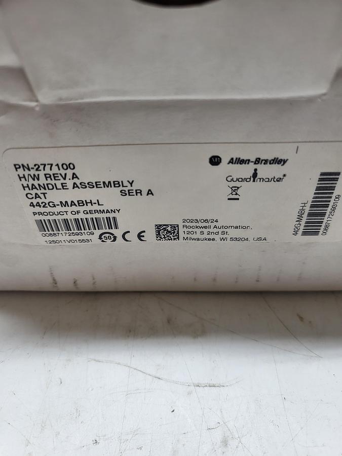 Allen-Bradley PN-277100 Handle Assembly 442G-MABH-L Ser.A