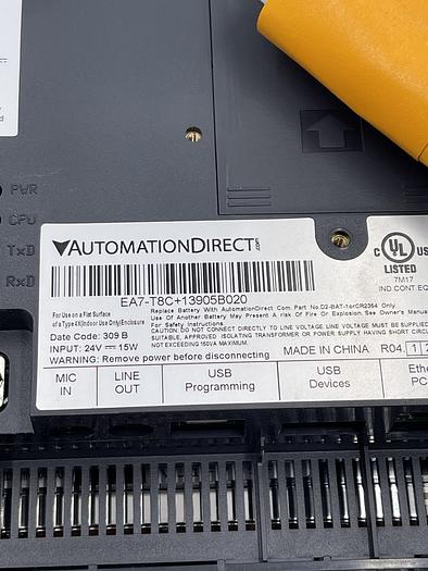 Used Automation Direct EA7-T8C+12821B048