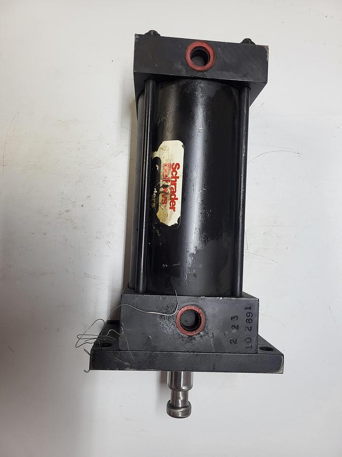 Used Schrader FAE11 6911 Pneumatic Air Tie Rod Cylinder