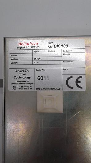 Used DeltaDrive GFBK 100 6011