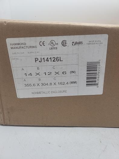 Hammond Manufacturing PJ14126L Non Metallic Enclosure