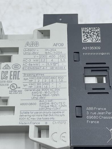Used ABB AF09-30-10-11