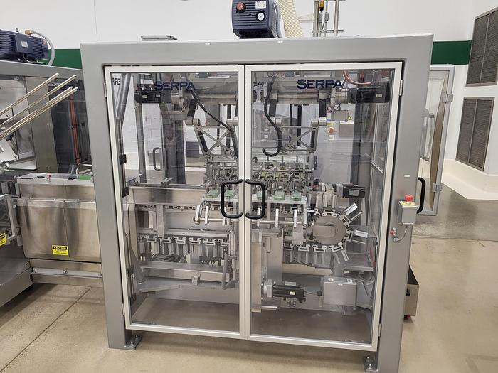 Used OMAG 1 gram filler packet and SERPA P150 cartoner line (2018)