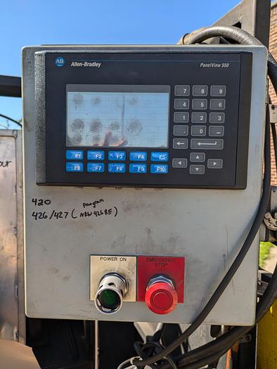 Used Fanuc arc mate 100 system R-J3 robot welding cell, rotary table