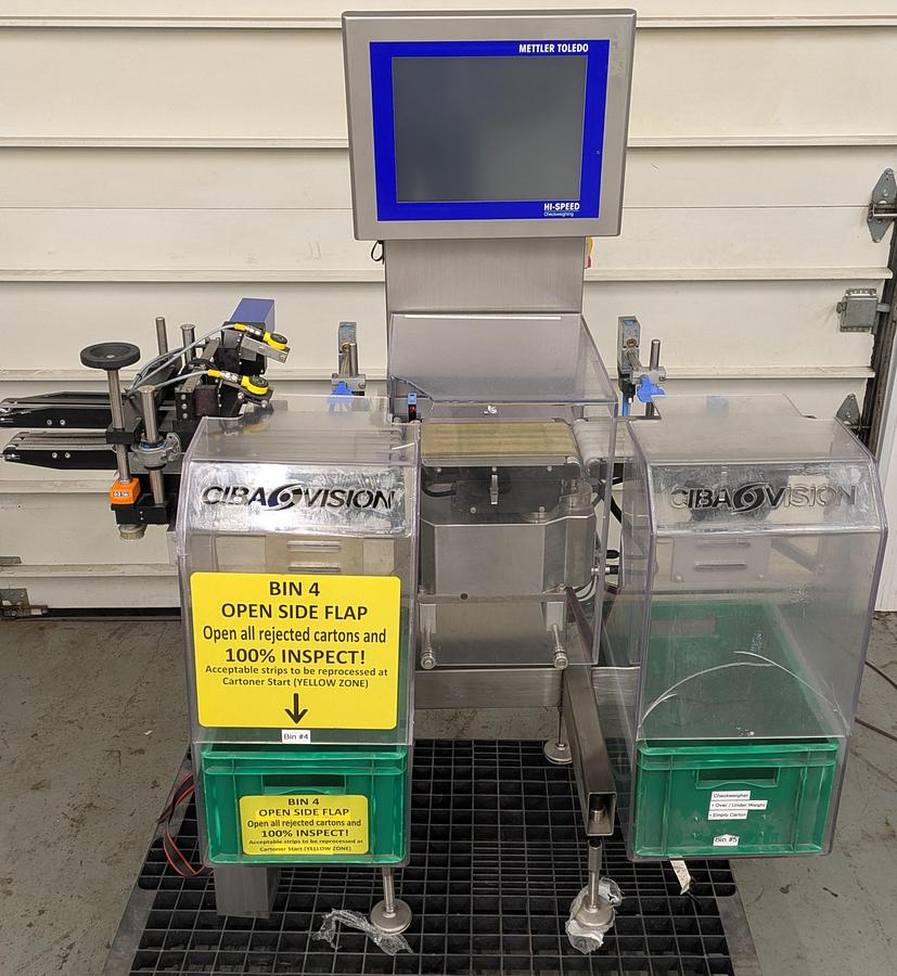 Used Mettler Toledo XS check weigher