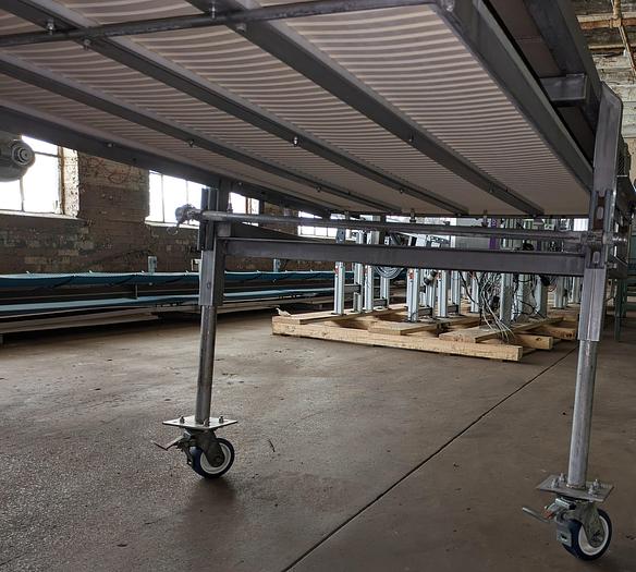 Used stainless conveyor 41 3/4" wide 16' long