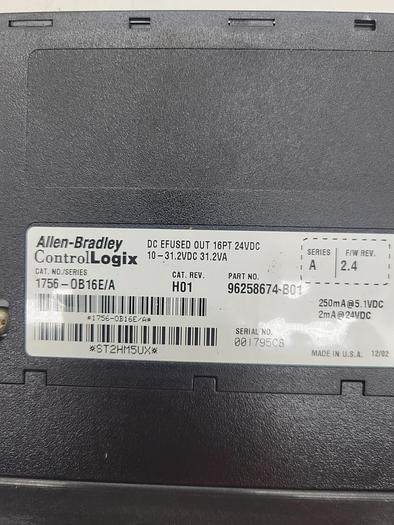 Used Allen-Bradley Control Logix 1756-OB16E Ser.A