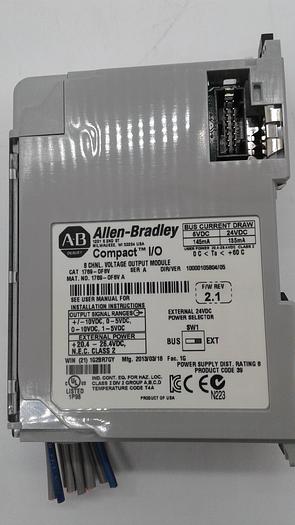 Used Allen-Bradley Compact I/O 8 CHNL. Voltage Output Module 1769-OF8V
