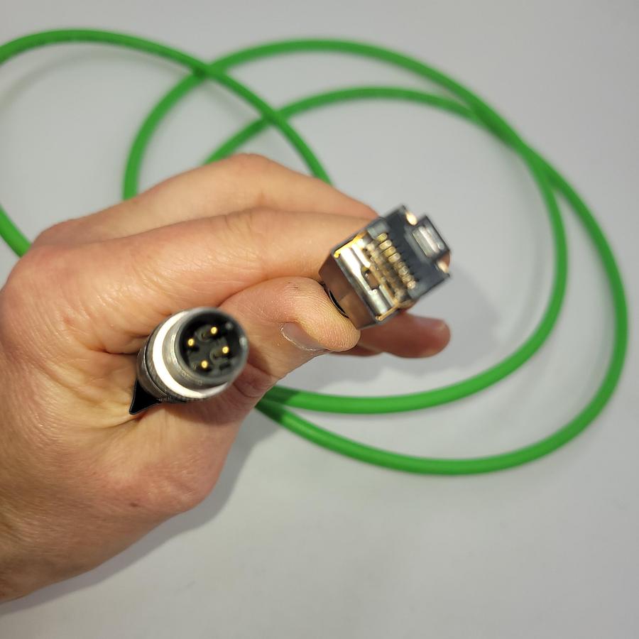 BALLUFF BCCOJFO / M414-E834-8G-668-PS54N2-020 / 220 CM (7') long Double-Ended Cordset, Connector 01, M12x1 *NEW**