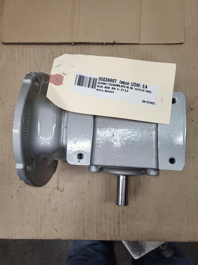 DODGE TIGEAR Right Angle Worm Gear Reducer 20QZ30L56 Ratio 30:1 *NEW - NO BOX** 56C Frame