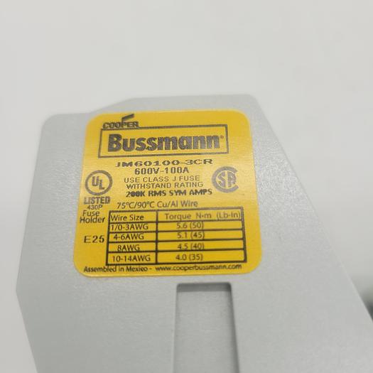 Used Cooper Bussmann JM60100-3CR