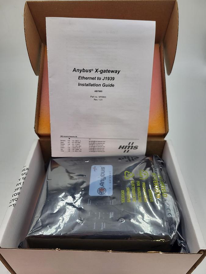 HMS Gateway Modular Ethernet J1939 / AB7665-C **NEW*