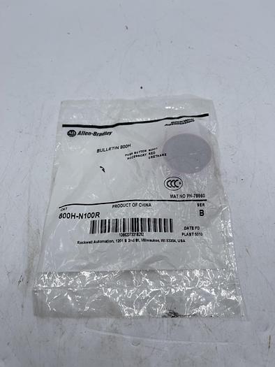 Used Allen-Bradley 800H-N100R SER B