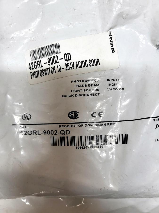 Allen-Bradley / Rockwell Automation 42GRL-9002-QD nameplate