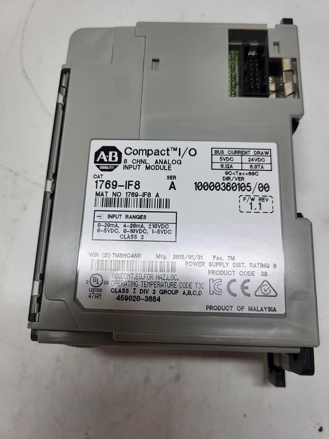 Used Allen-Bradley 1769-IF8 Ser.A