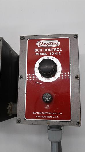 Used Dayton SCR Control Model 5X412
