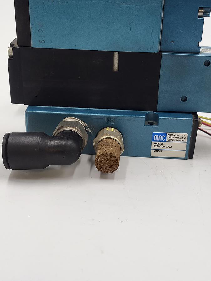 Used MAC 92B-AAB-000-DM-DDAP-1DM Valve & Solenoid Valves: DMB-DDAP-1DM / 92B-000-CAA / PR92C-JACA