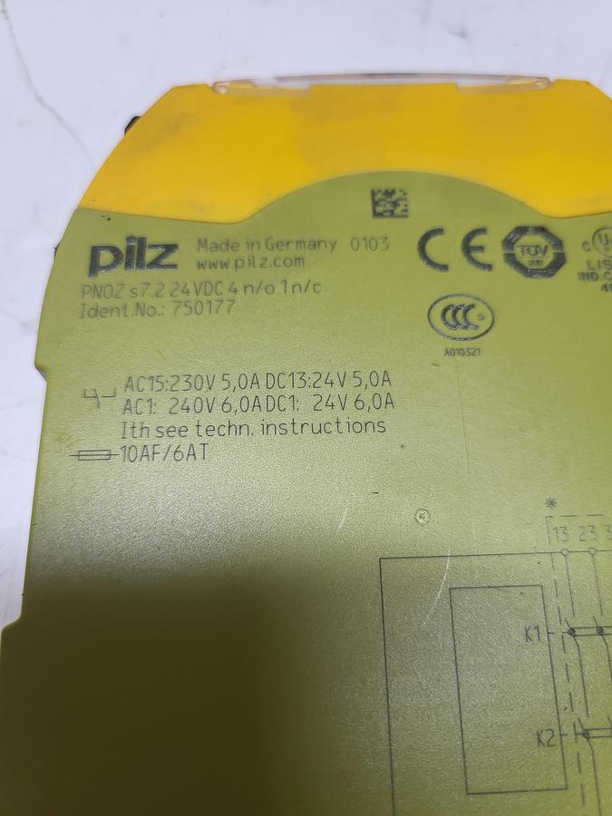 Used Pilz Pn0Z s7.2 24VDC