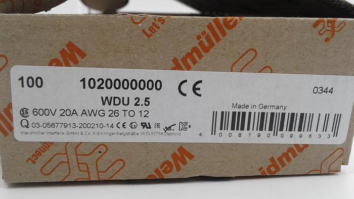 Used 100 1020000000 WDV 2.5