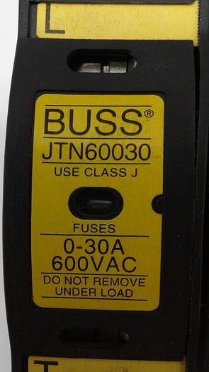 Used BUSS JTN60030 Fuse Block