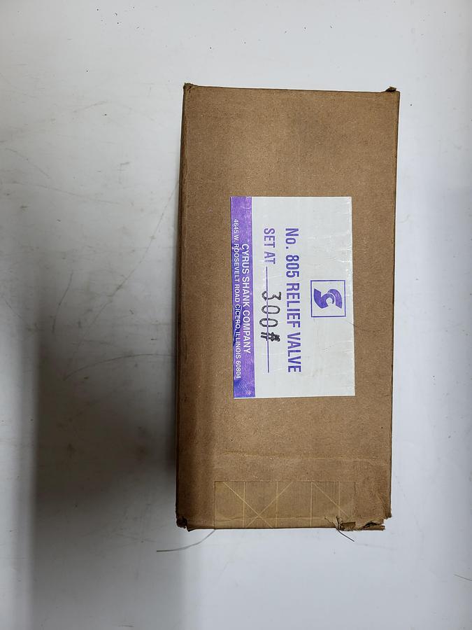 Cyrus Shank No.805 Relief Valve #300