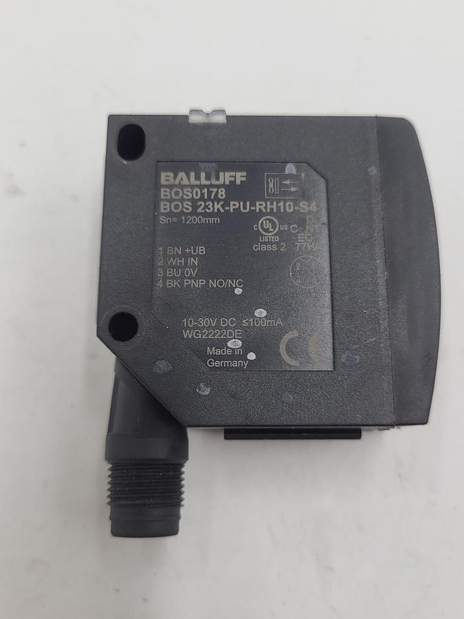 Used BALLUFF Light sensor BOS0178 / BOS 23K-PU-RH10-S4