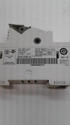 Used Allen-Bradley 1492-FB1C30-L 30A 600V