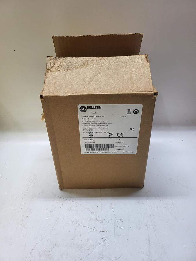 Allen-Bradley Bulletin 140G-J0S3-D25 Ser.A New in Box!