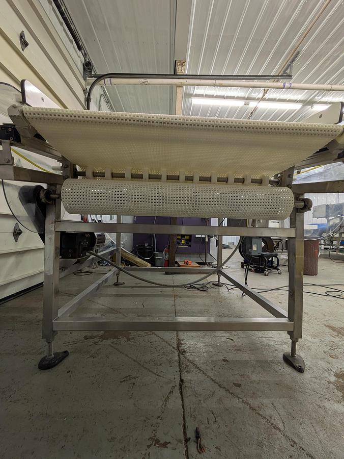 Used Safeline metal detector, stainless steel frame 