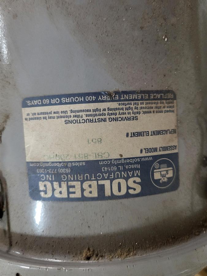 Used Baldor Relianced Thermal Protected 35H875X746 Gast IMX-R6335A-2