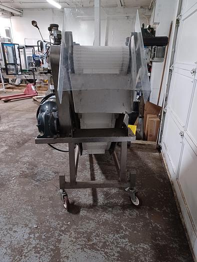 Used Kamflex Incline Conveyor on 12" belt 8' long