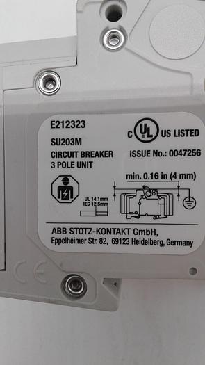 Used ABB E212323 SU203M